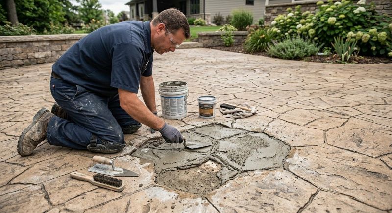 Decorative Concrete Repair in Aurora, CO