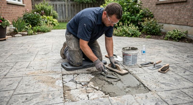 Decorative Concrete Repair in Aurora, CO
